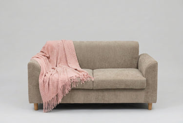 Pink throw blanket
