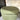 Oval Storage Stool Green