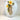 Floral Grace White Vase Big