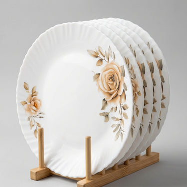 Rose-Pattern Corelle/tempered opal glass Dinner Set 24pcs