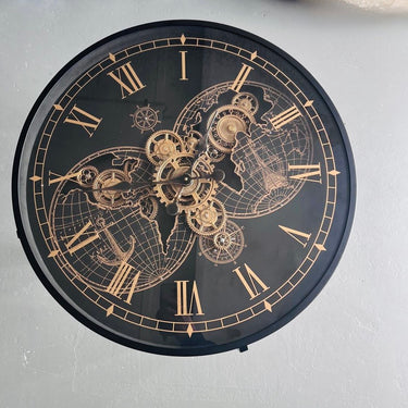 Gear Clock 60cm Side Table