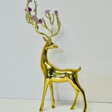 Gilded Repose Deer Decor