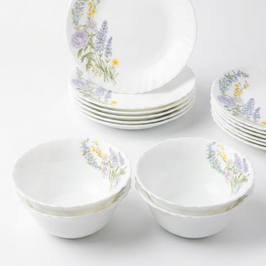 Lanvender & Peonies Glassware Set