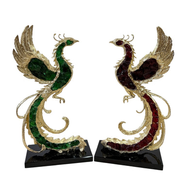 Geode Pheonix Statue